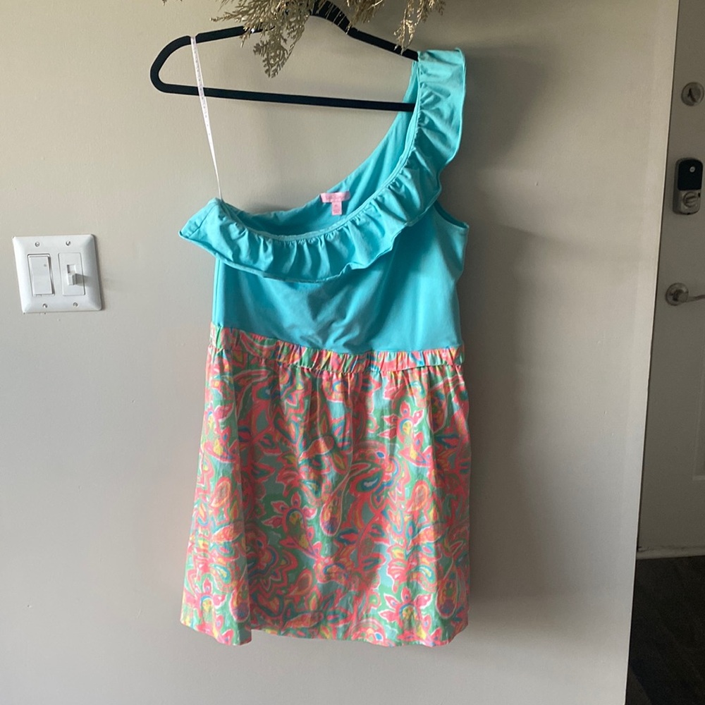 One shoulder Lilly Pulitzer dress NWT